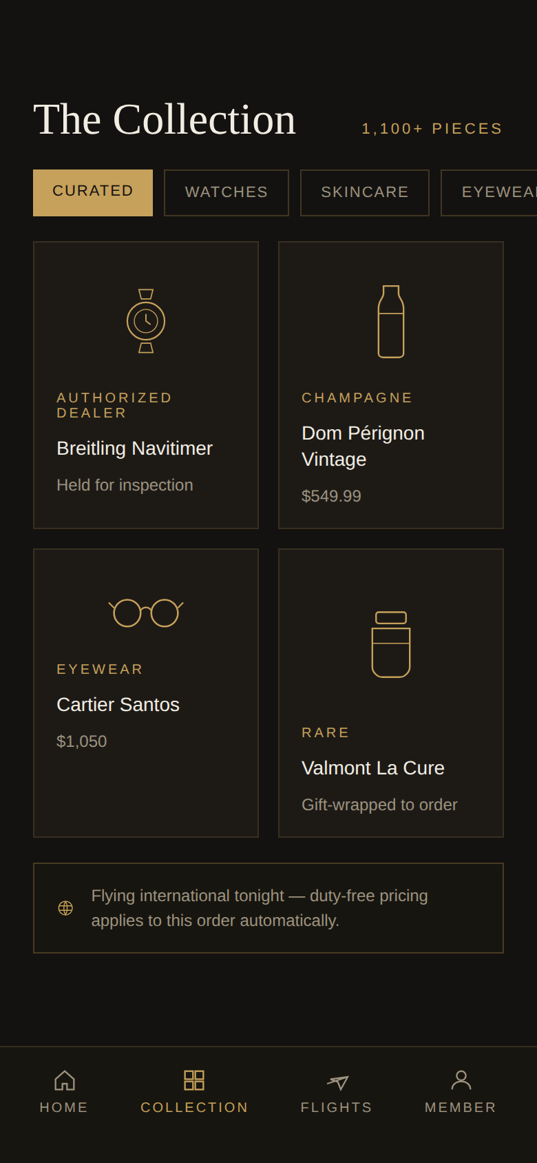 App concept — collection